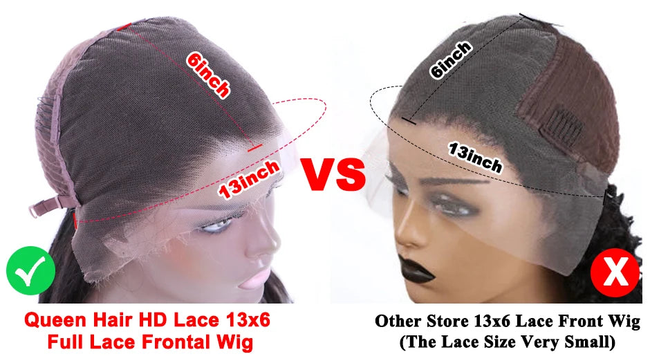 Real Invisible HD Lace Wigs Deep Curly Wave Natural Hairline Human Raw Hair Wigs Indian Pre plucked Lace Front Human Hair Wigs