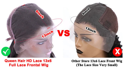 Real Invisible HD Lace Wigs Deep Curly Wave Natural Hairline Human Raw Hair Wigs Indian Pre plucked Lace Front Human Hair Wigs