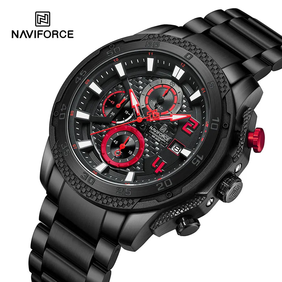 NAVIFORCE Men Stainless Steel Watch