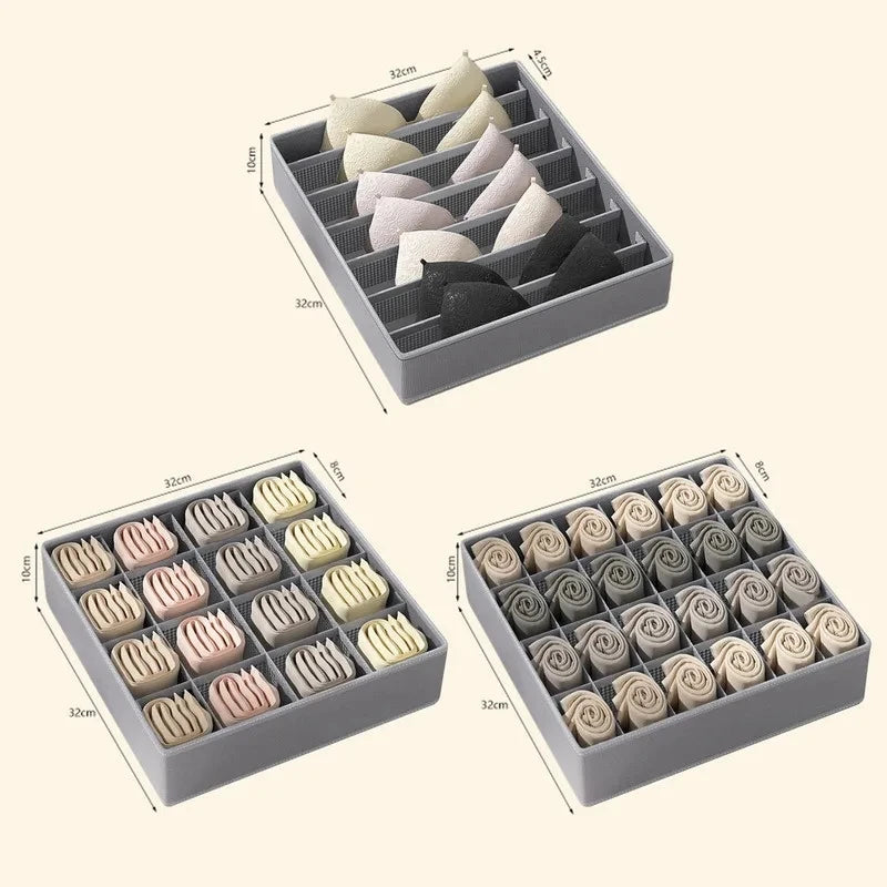 Underwear Organizer Bra Storage Box Panties Socks