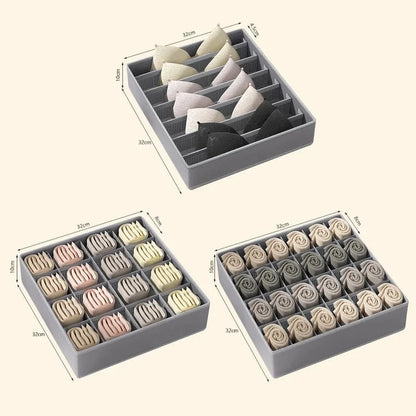 Underwear Organizer Bra Storage Box Panties Socks