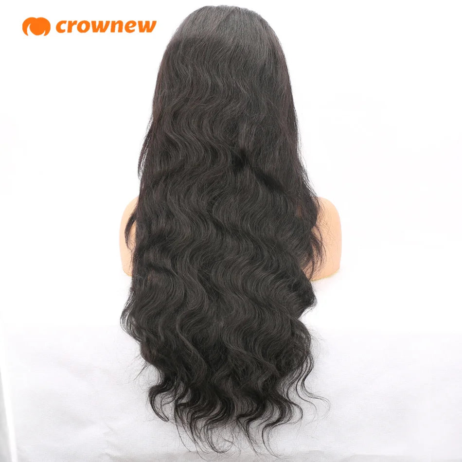 Body Wave Human Hair Wigs 13x6 HD Lace Frontal Wig 13X4 Lace Front Human Hair Wig 200% Pre Plucked Body Wave Wigs Human Hair 34"