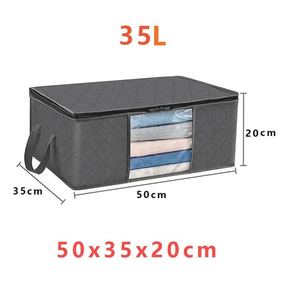 1/3pc Large Capacity Clothes Storage Bag Foldable Blanket