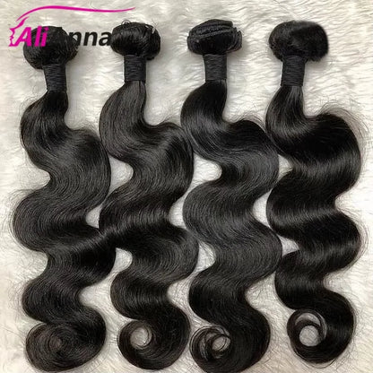 Body Wave Human Hair Bundles With A Closure 2x6 HD Lace Closure Human Hair Bundles With 4x4 Closure 5x5 Brazilian Bundle Deals