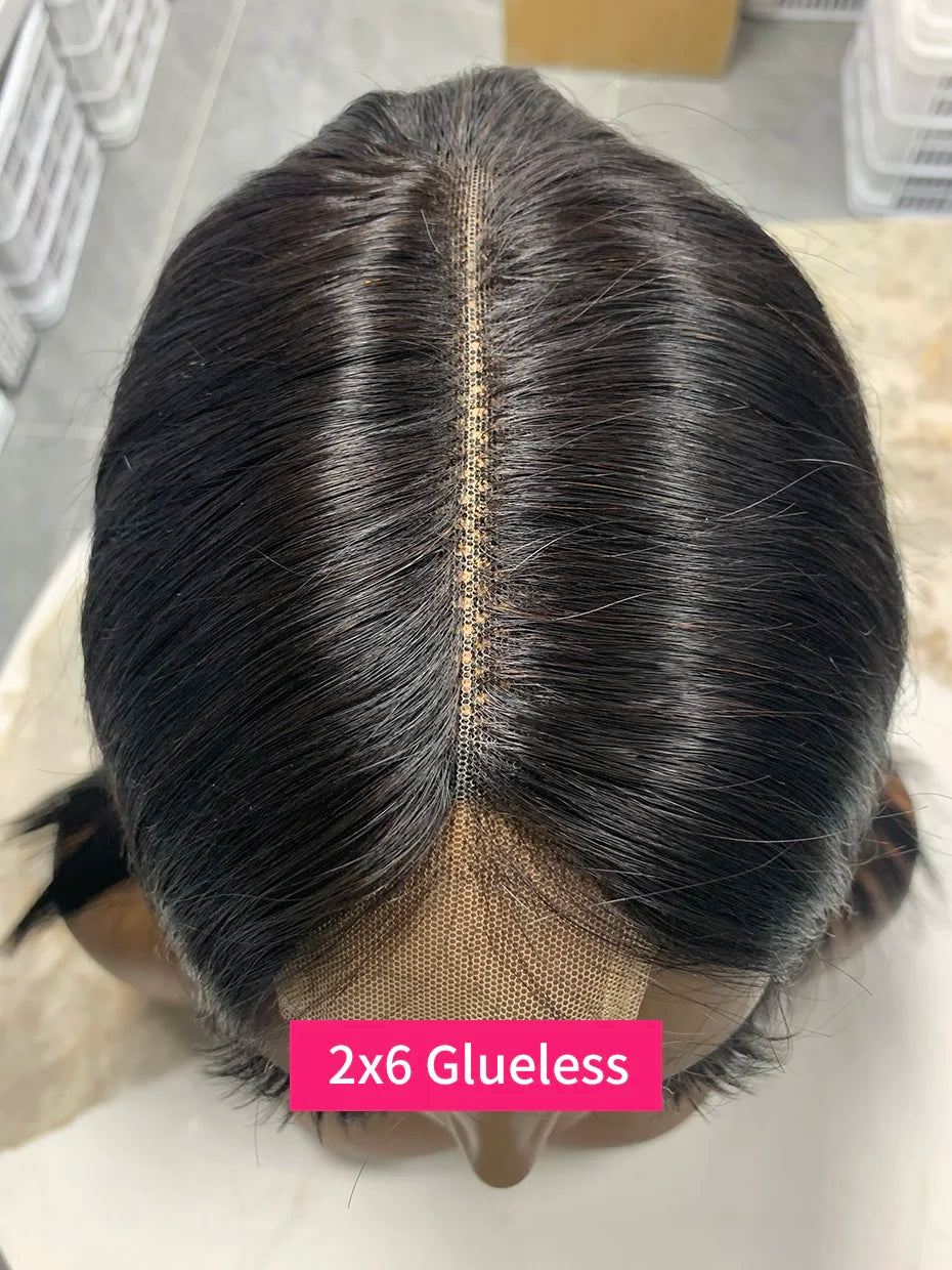 2x6 5x5 250 Density Raw 15A Bob Glueless Lace Wig Ready To Go Vietnamese Hair Original Super Double Drawn Closure Human Hair Wig
