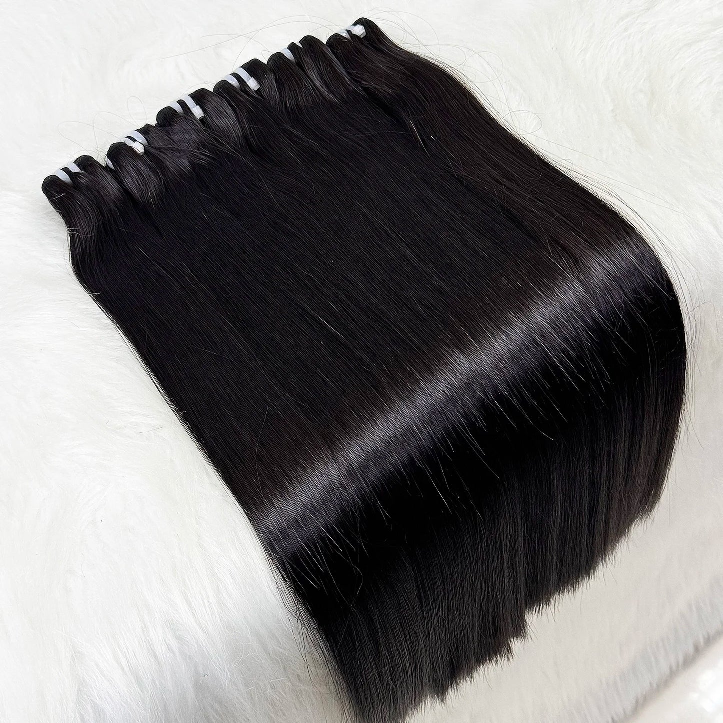 15A Raw Hair Bundles Double Drawn Vietnamese Bone Straight Human Hair Bundles Unprocessed Virgin Hair Extensions for Women