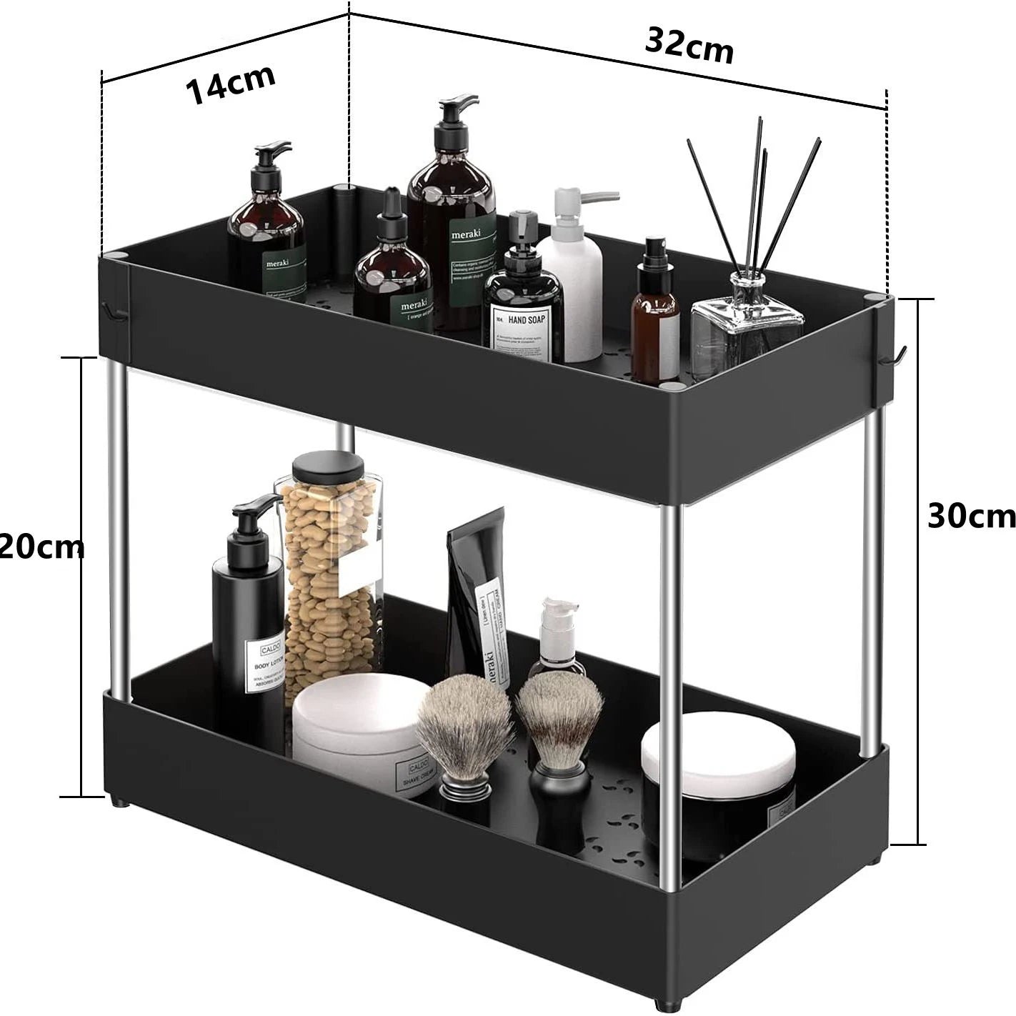 2 Tier Under Sink Organizer