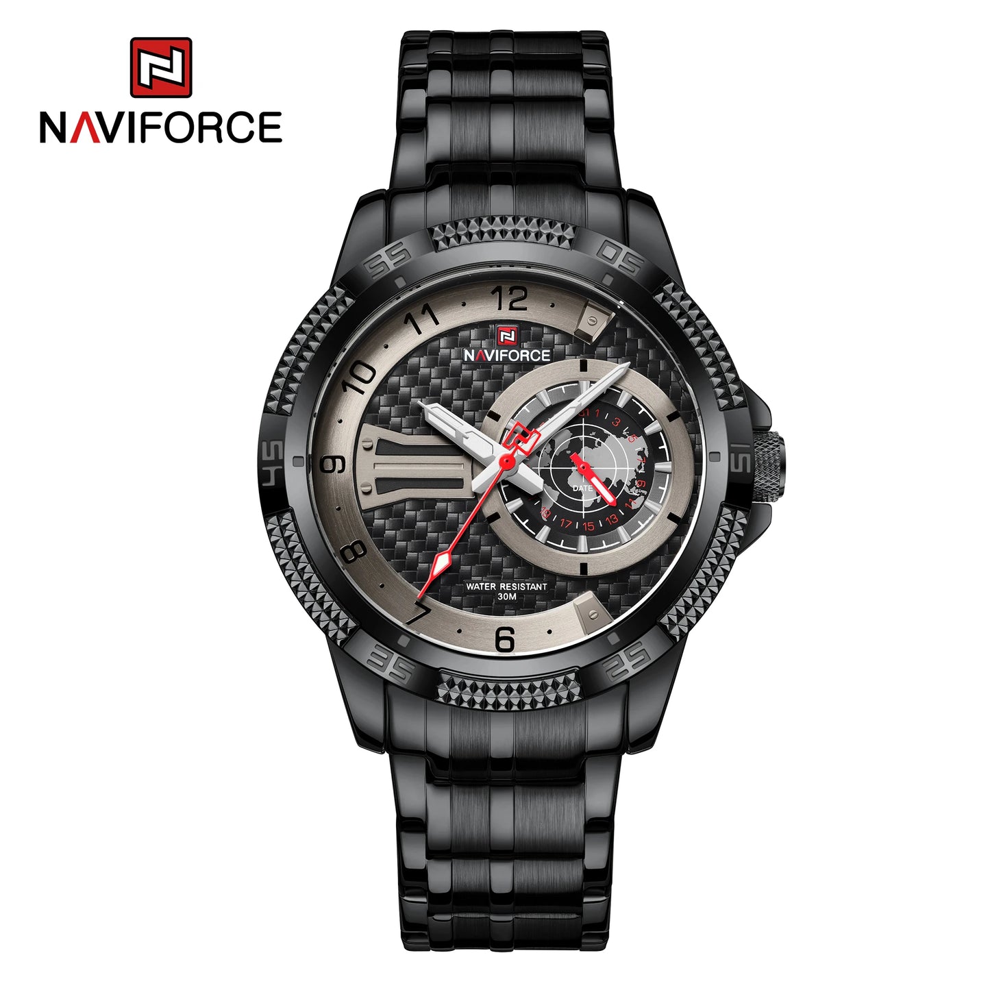 NAVIFORCE Brand Fashion Men's Quartz Watches Waterproof