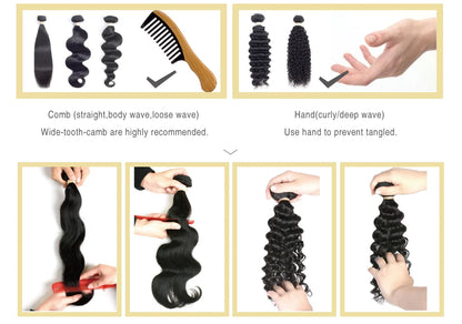 Ombre Color Body Wave Human Hair Bundles with closure 100% Unprocessed Virgin Hair 1b/4/27 Colored Bundles human Hair Extension