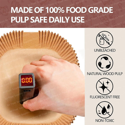 Air Fryer Baking Paper Square Parchment Paper Liners for Ninja/Cosori/Instant Pot 3-12L Airfryer