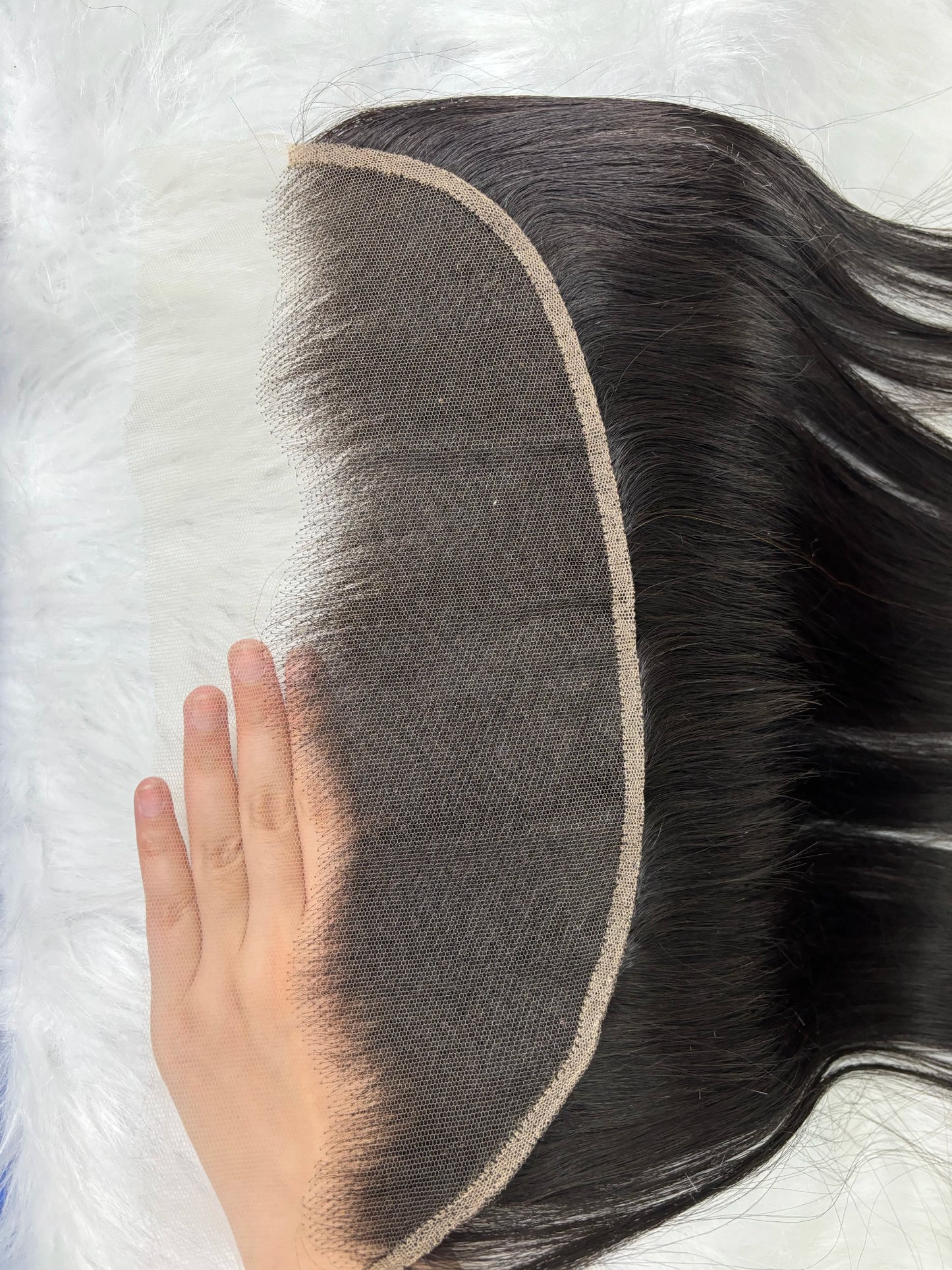 16A Vietnamese Double Drawn Bone Straight Bundles with Lace Closure Raw Hair Bundles Raw Hair