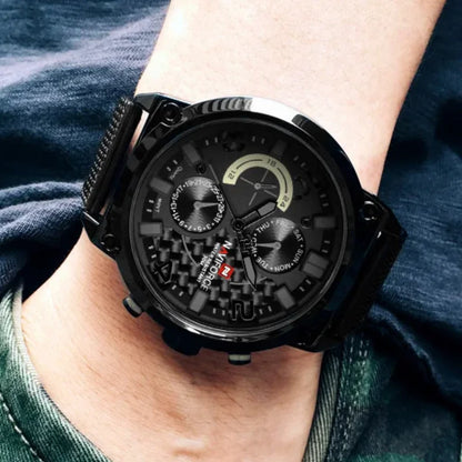 NAVIFORCE Black Luxury Men Watch