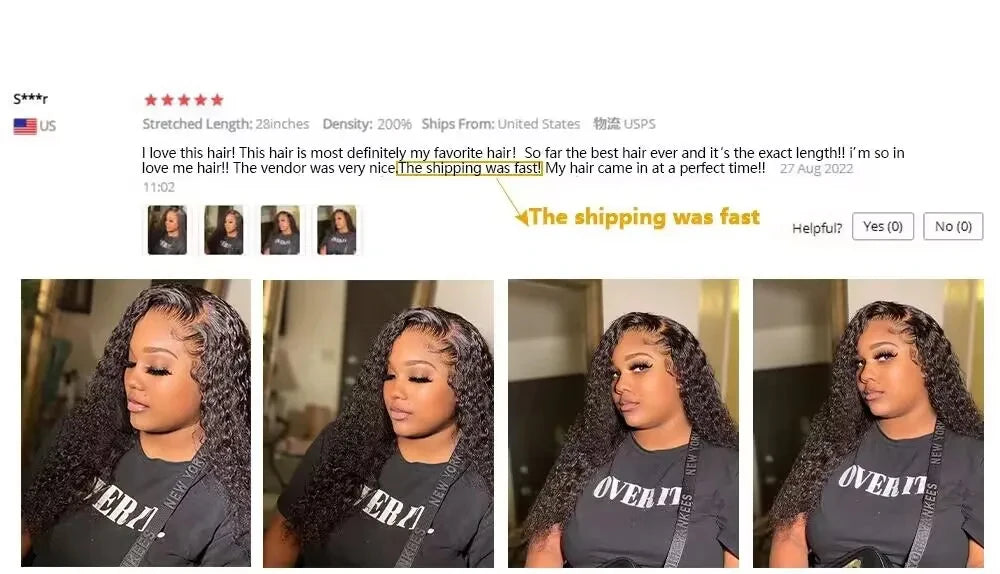 40 46 Inch Natural Color Deep Wave 13x4 13x6 HD Transparent Full Frontal Lace Curly Brazilian Human Hair Water Wigs 200 Density