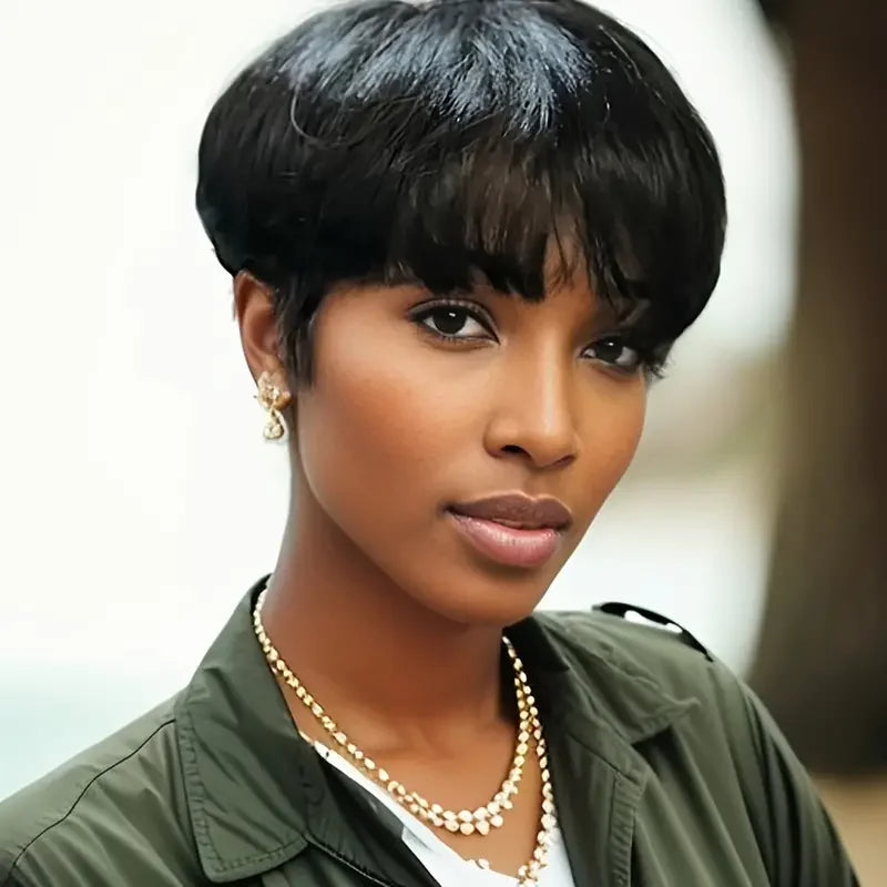 Pixie Cut Wigs Human Hair Short Bob 9A Brazilian