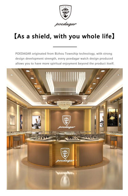 POEDAGAR Luxury Watch For Men