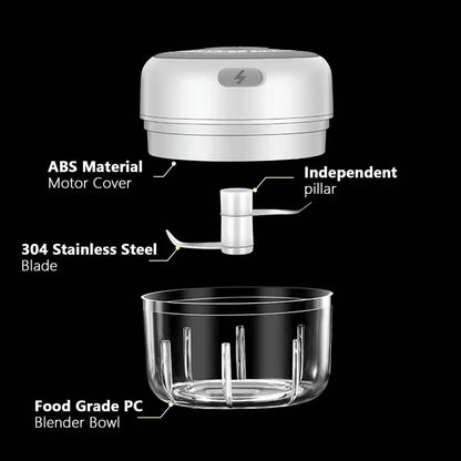 250ML/100ML Mini Electric Masher USB Charging