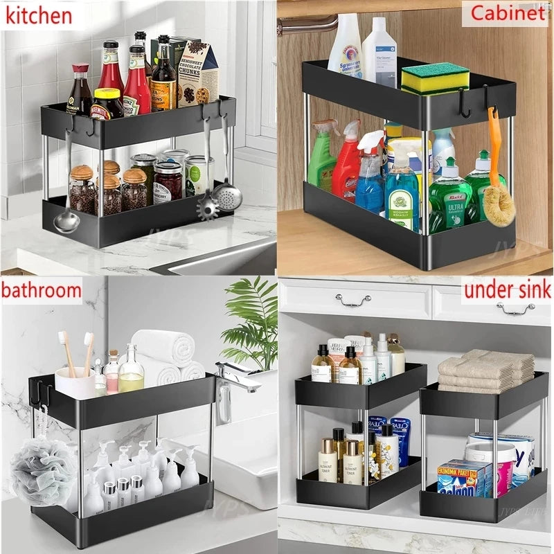 2 Tier Under Sink Organizer