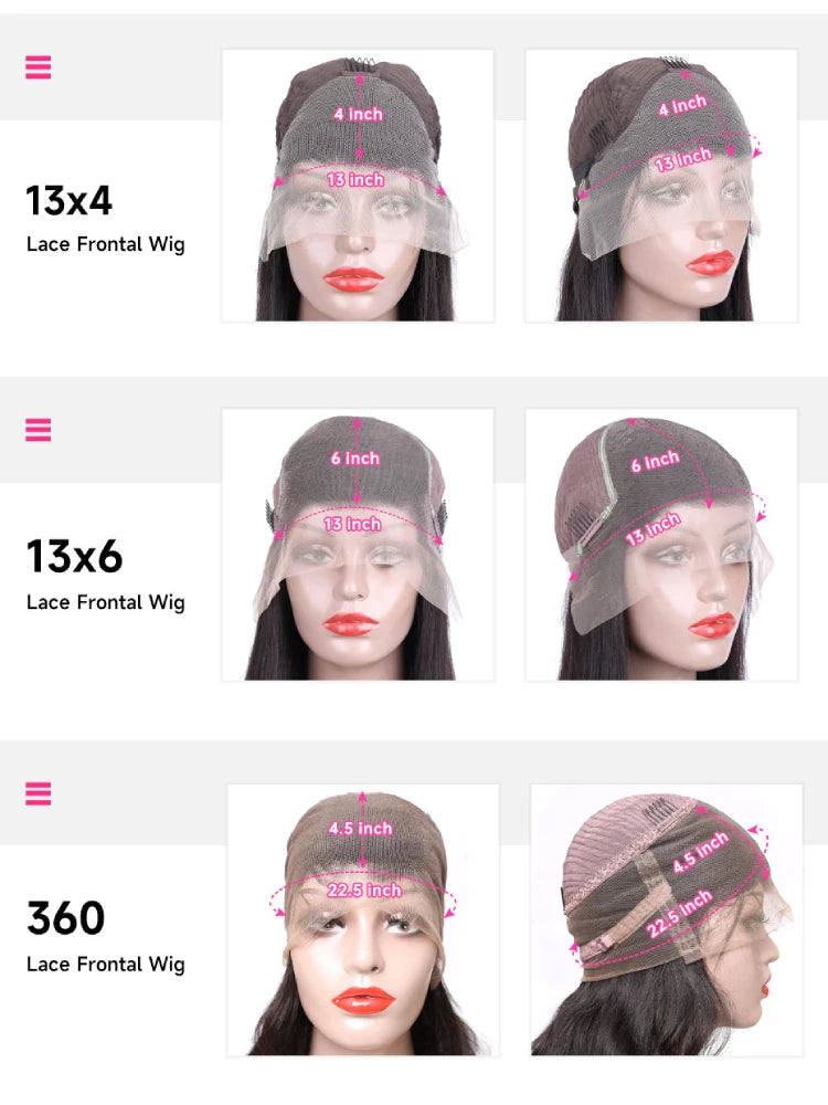 13x4 Lagos Hairline Wig 13x6 360 Lace Front Human Hair Wig 1B Straight Pre Plucked M Shaped Hairline Lace Frontal Wig Human Hair