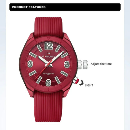 NAVIFORCE Women Fashion Watch Waterproof Personality Ladies Quartz