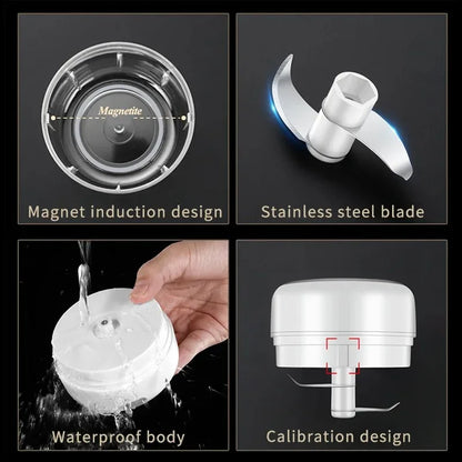 250ML/100ML Mini Electric Masher USB Charging