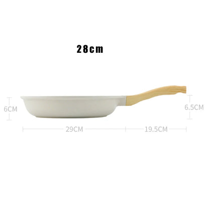 Durable Frying Pan Wok Non-stick Ceramic