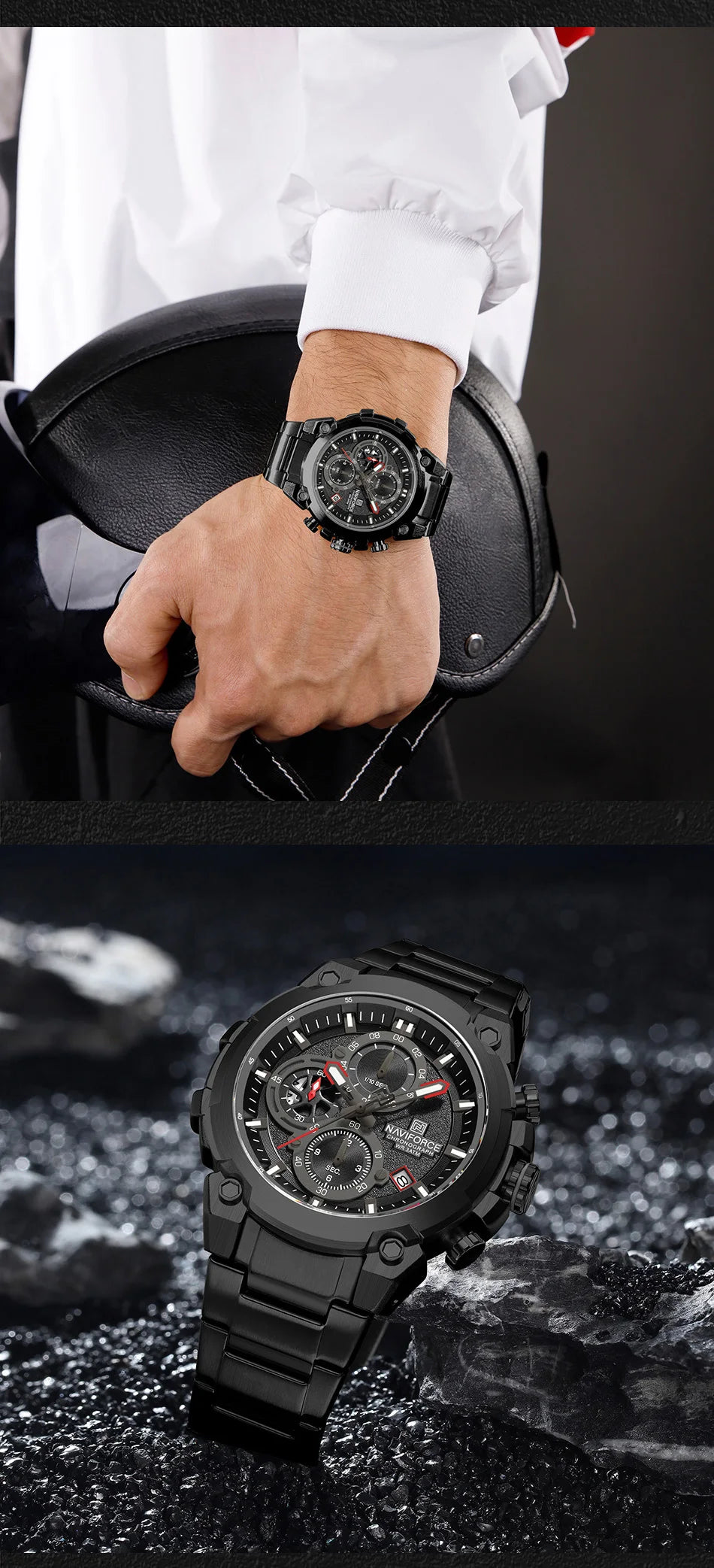 NAVIFORCE Waterproof Men's Watches