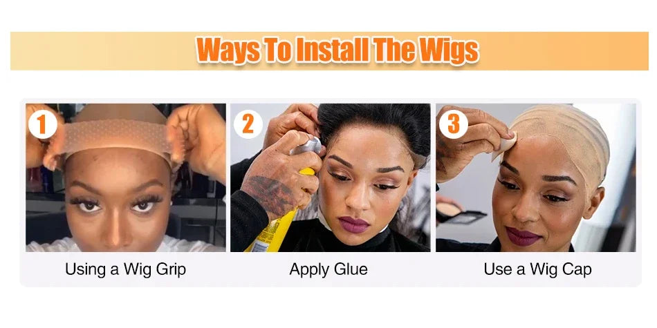 200% Body Wave Lace Frontal Human Hair Wig 1b/30 13x4 Full Lace Frontal Human Hair Wigs Pre Plucked Bleached Knots Glueless Wigs