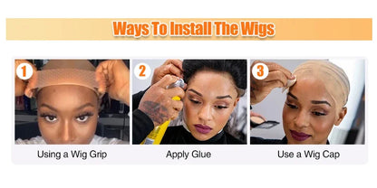 200% Body Wave Lace Frontal Human Hair Wig 1b/30 13x4 Full Lace Frontal Human Hair Wigs Pre Plucked Bleached Knots Glueless Wigs