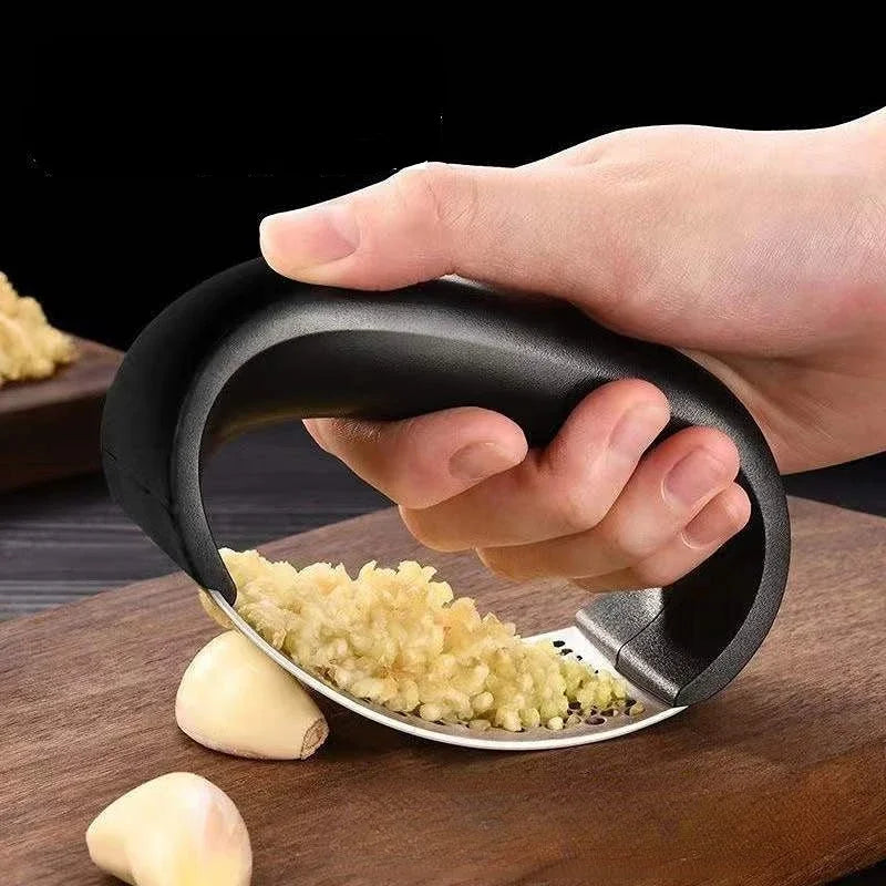 Stainless Steel Garlic Press Crusher