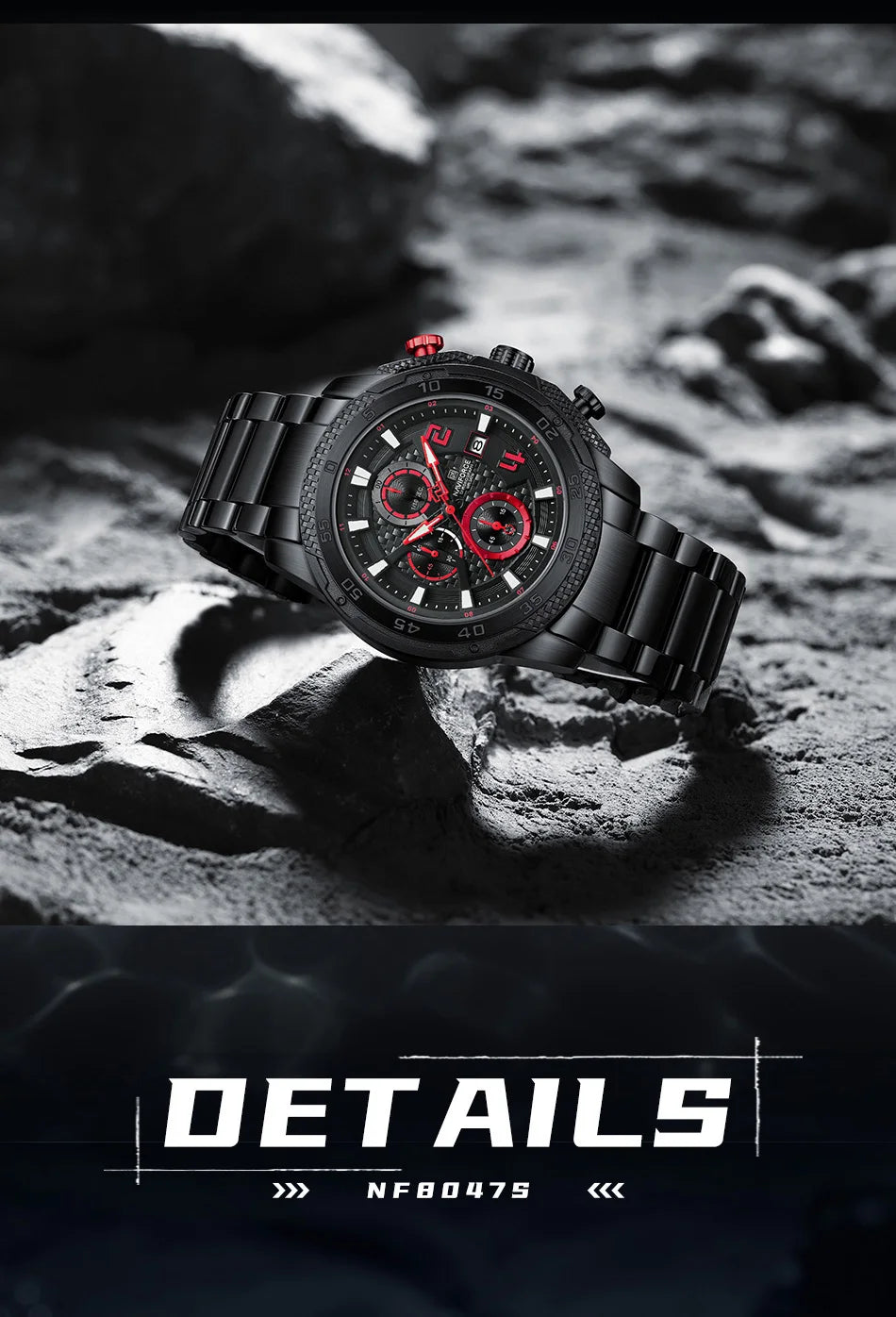 NAVIFORCE Men Stainless Steel Watch