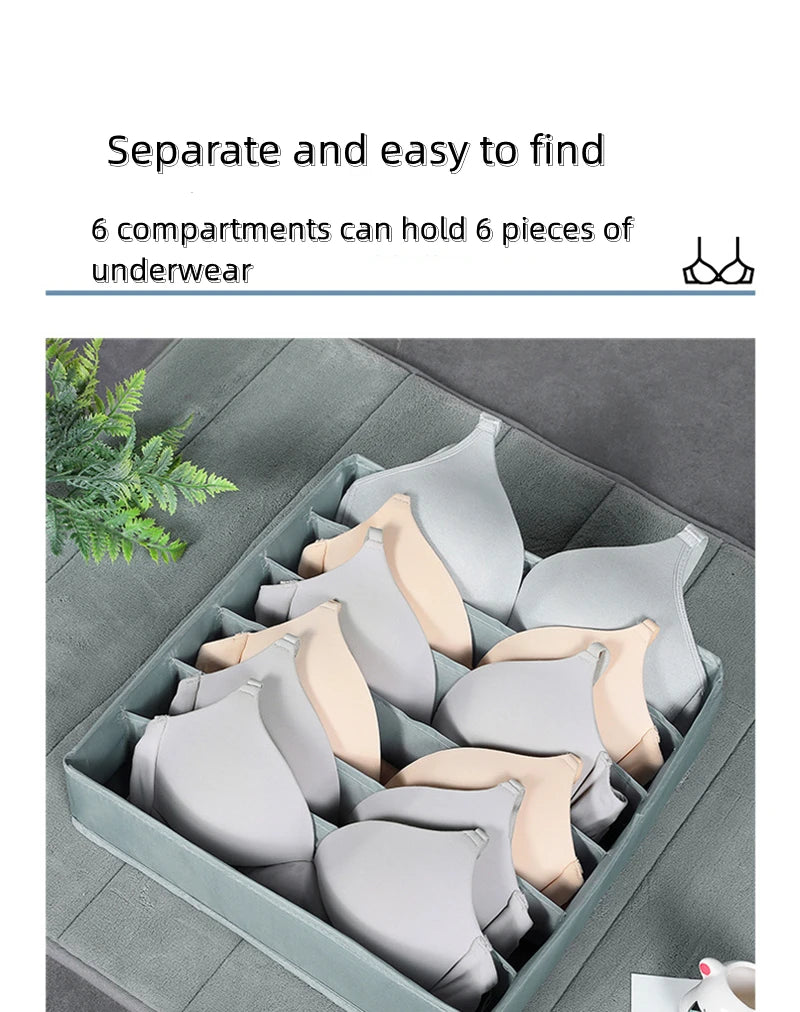 Underwear Organizer Socks Pants Bra Storage Box Cabinets Wardrobe Clothes Drawer Organizer Storage Organization For Bedroom
