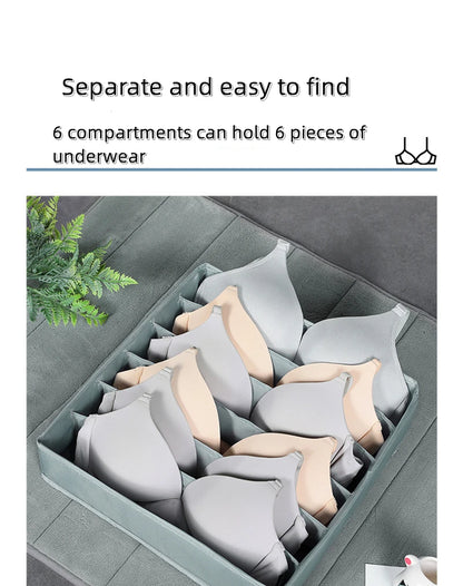 Underwear Organizer Socks Pants Bra Storage Box Cabinets Wardrobe Clothes Drawer Organizer Storage Organization For Bedroom