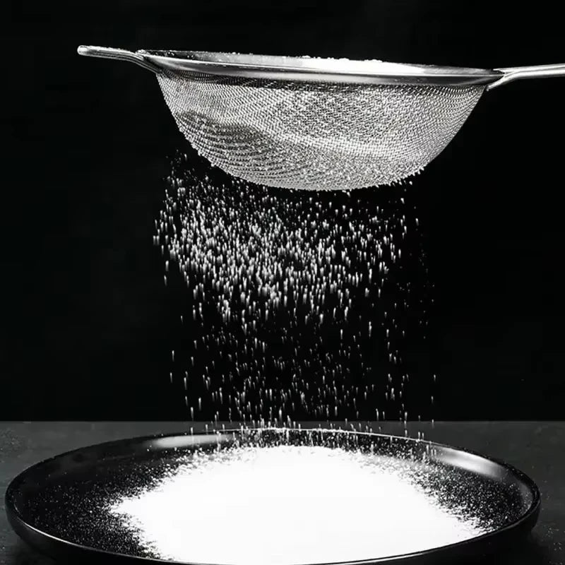 Mesh Filter Sieve Stainless Steel Slotted Spoon Kitchen Set of 3