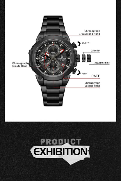 NAVIFORCE Waterproof Men's Watches