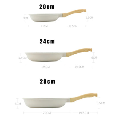 Durable Frying Pan Wok Non-stick Ceramic