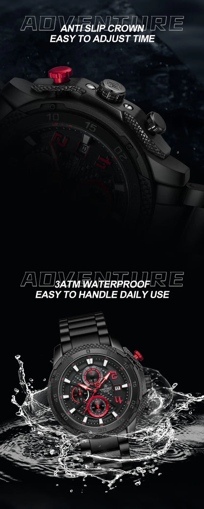 NAVIFORCE Men Stainless Steel Watch