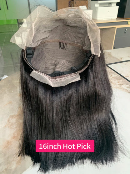 2x6 5x5 250 Density Raw 15A Bob Glueless Lace Wig Ready To Go Vietnamese Hair Original Super Double Drawn Closure Human Hair Wig