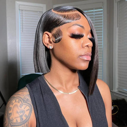 2x6 5x5 250 Density Raw 15A Bob Glueless Lace Wig Ready To Go Vietnamese Hair Original Super Double Drawn Closure Human Hair Wig