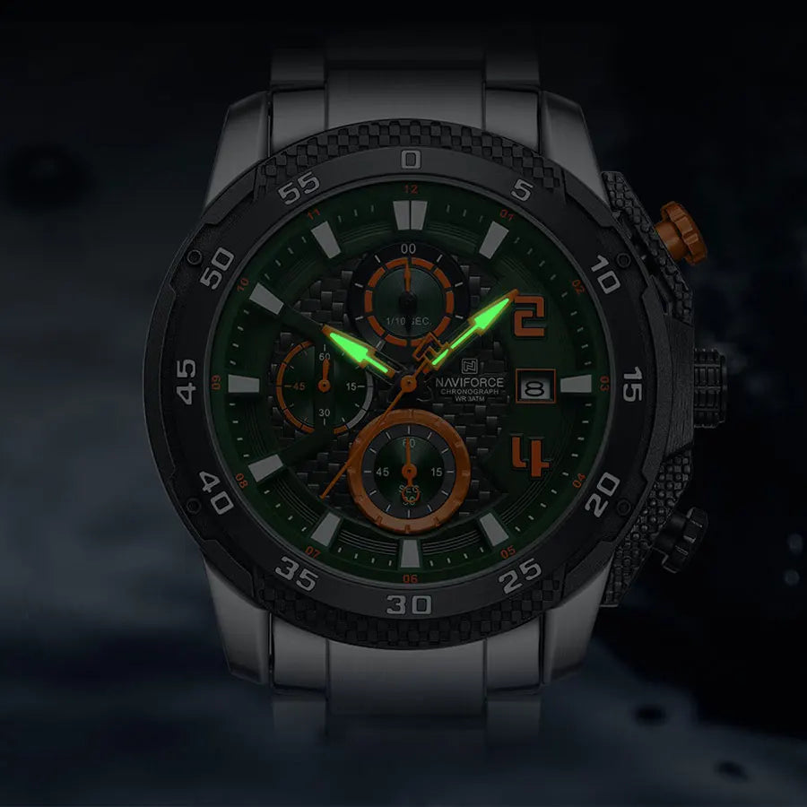 NAVIFORCE Men Stainless Steel Watch