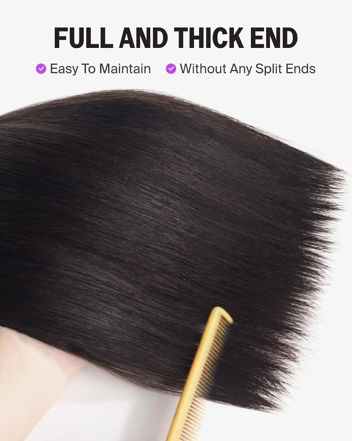 100% Human Vietnamese Raw Hair Bundles Super Double Drawn 16A Virgin Hair Bundle Straight Human Hair Weave Thick Ends Extension