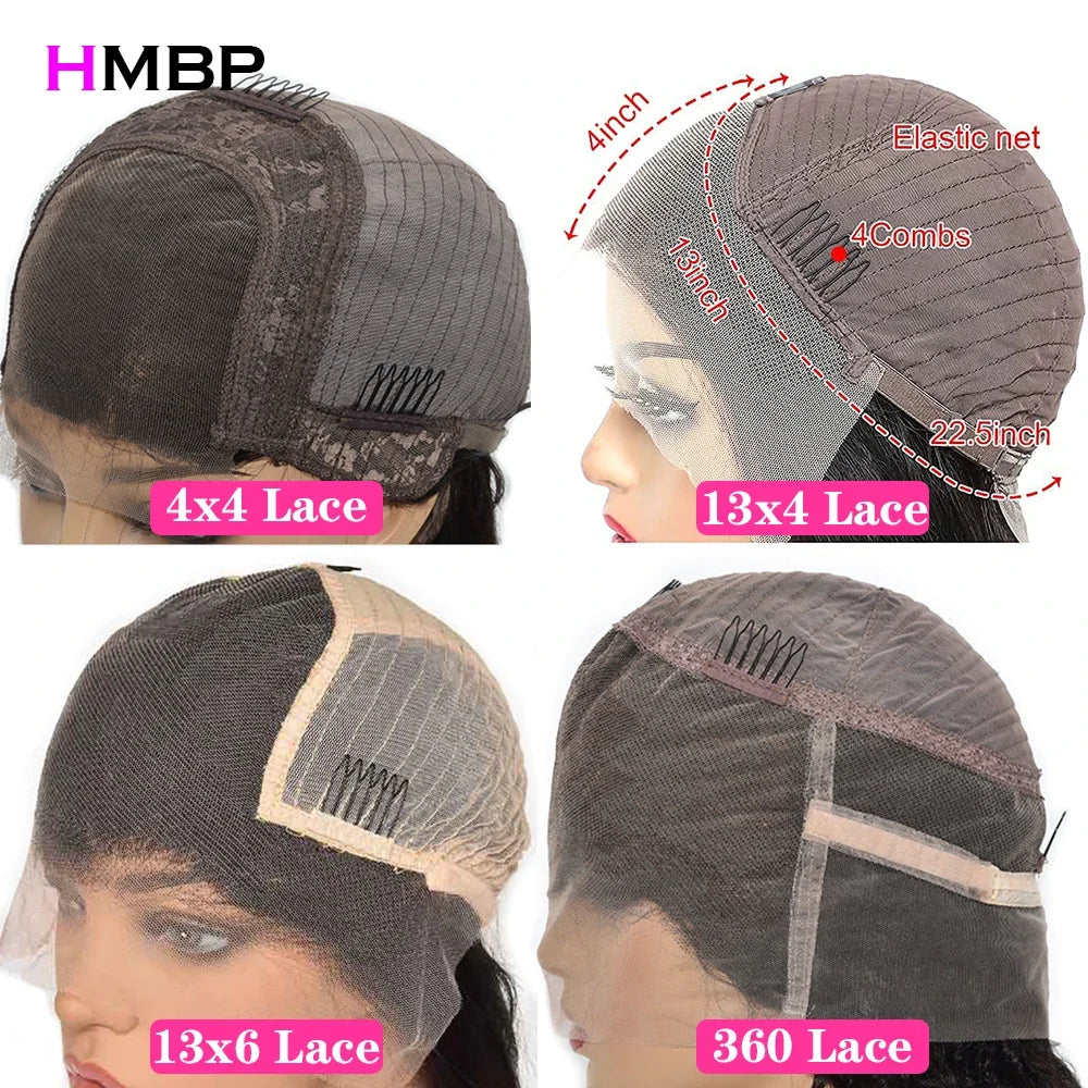 Straight Wigs 360/13X6 HD Lace Frontal Wigs Body Wave Glueless Lace Frontal Wig Human Hair Ready To Wear Pre Plucked Human Hair