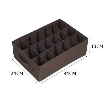 Socks Underwear Organizer Storage Box Washable Odorless Storage Box Drawer Organizer For Lingerie Bras Socks Leggings Organizers