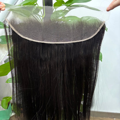 16A Vietnamese Double Drawn Bone Straight Bundles with Lace Closure Raw Hair Bundles Raw Hair