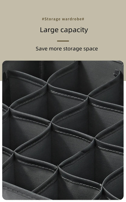 Socks Underwear Organizer Storage Box Washable Odorless Storage Box Drawer Organizer For Lingerie Bras Socks Leggings Organizers