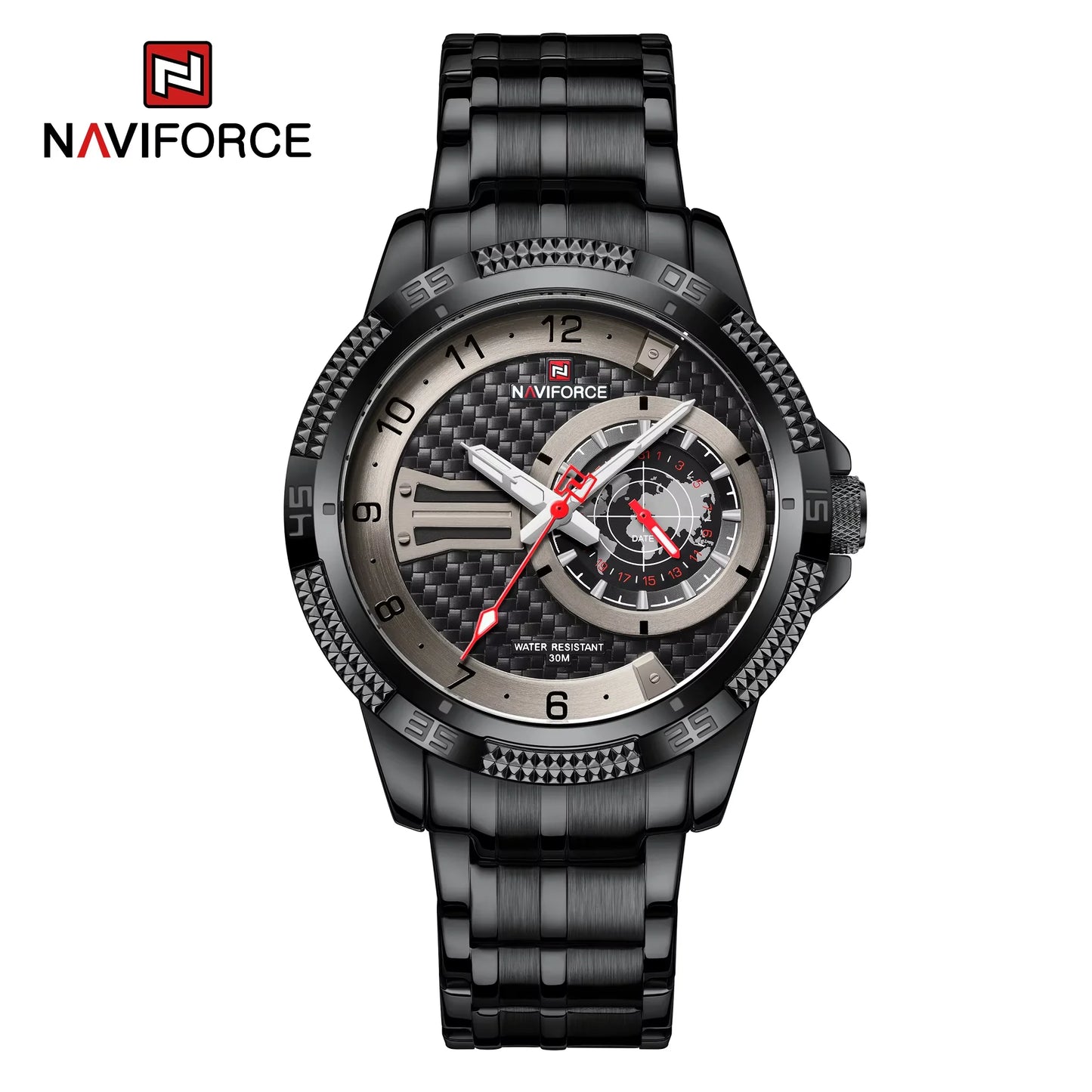NAVIFORCE Brand Fashion Men's Quartz Watches Waterproof