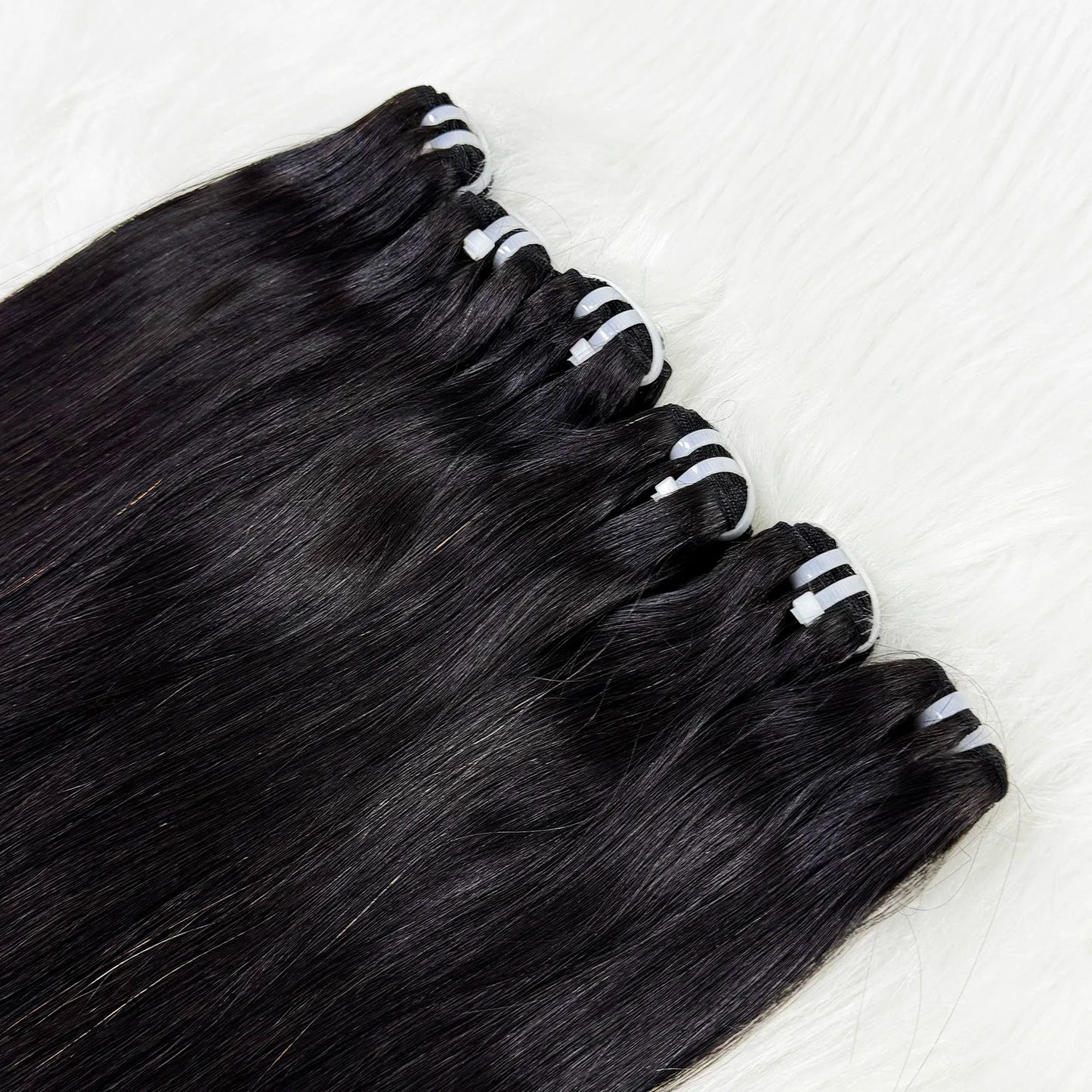 15A Raw Hair Bundles Double Drawn Vietnamese Bone Straight Human Hair Bundles Unprocessed Virgin Hair Extensions for Women