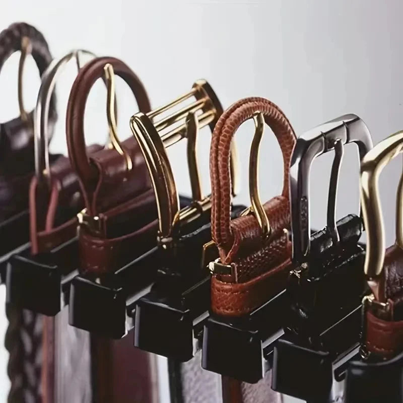1PCS Tie Belt Hanger Wardrobe Belt Rotating Organizer Rack