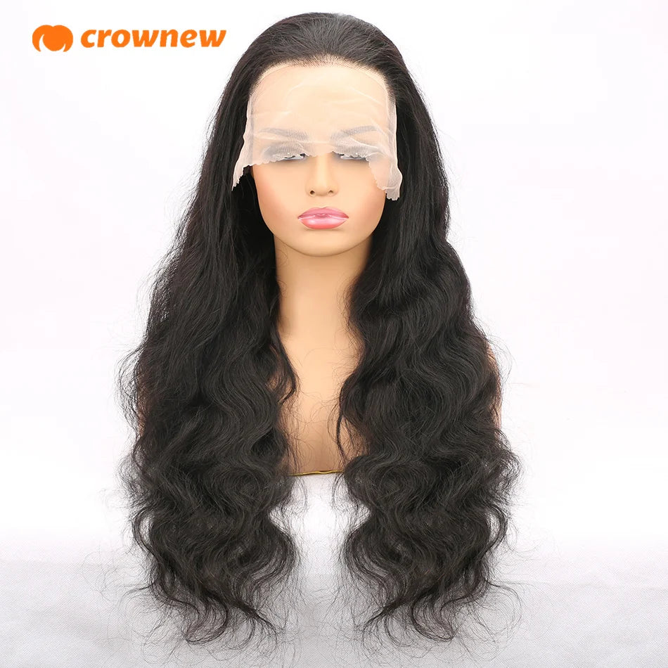 Body Wave Human Hair Wigs 13x6 HD Lace Frontal Wig 13X4 Lace Front Human Hair Wig 200% Pre Plucked Body Wave Wigs Human Hair 34"