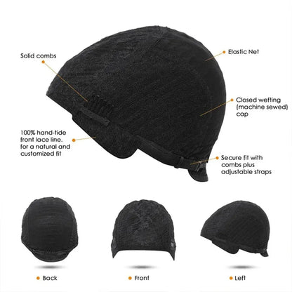 Straight Bob Wig Pixie Cut Human Hair Brazilian Virgin Hair