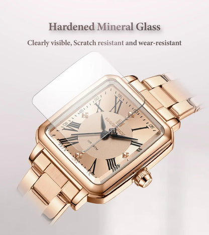 NAVIFORCE Fashion Ladies Watch Stainless Steel Waterproof